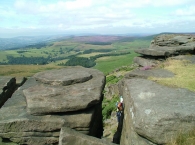 Climbers Froggatt Edge