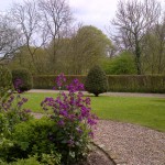 front gardens Hillside Croft large self catering cottage Derbyshire